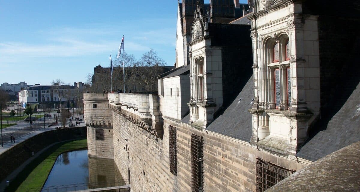 Les toits du château de la duchesse Anne