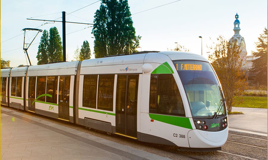 tramway de la ligne 1 de Nantes