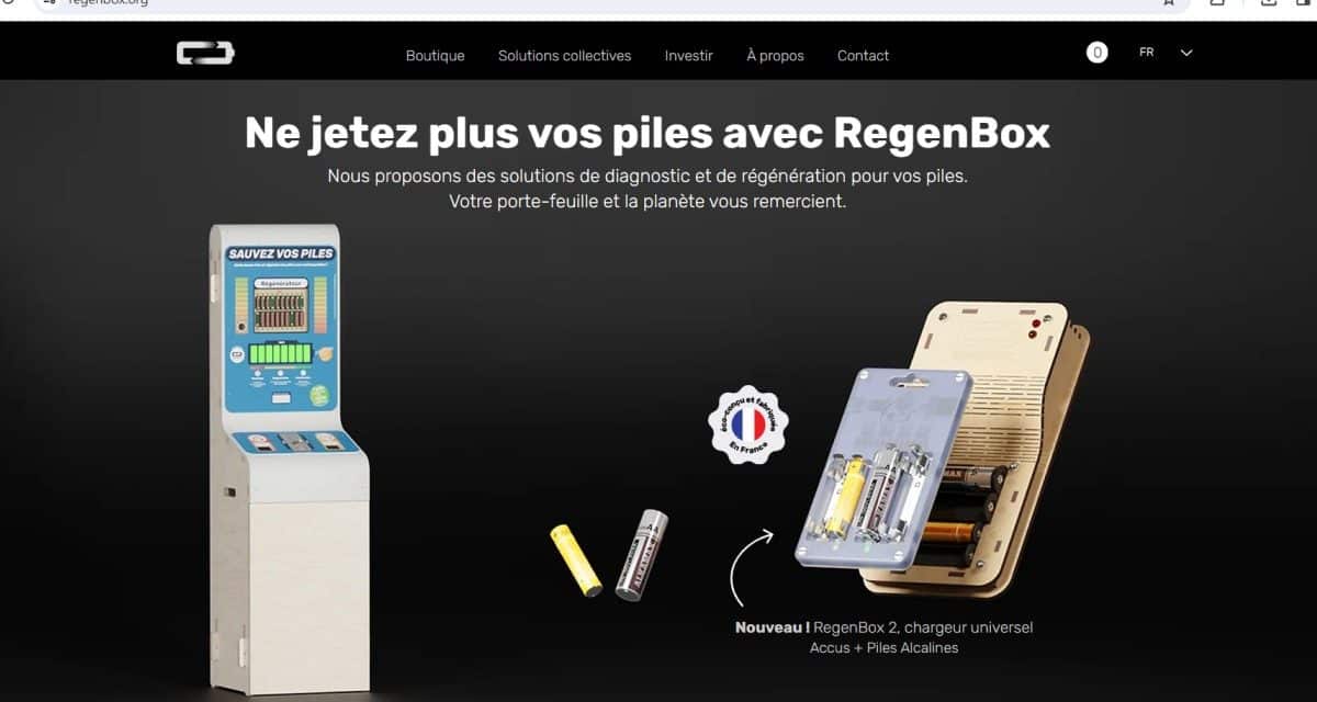 Make it Happen : le chargeur de piles «jetables» RegenBox reçoit le prix  des lecteurs de 20 Minutes