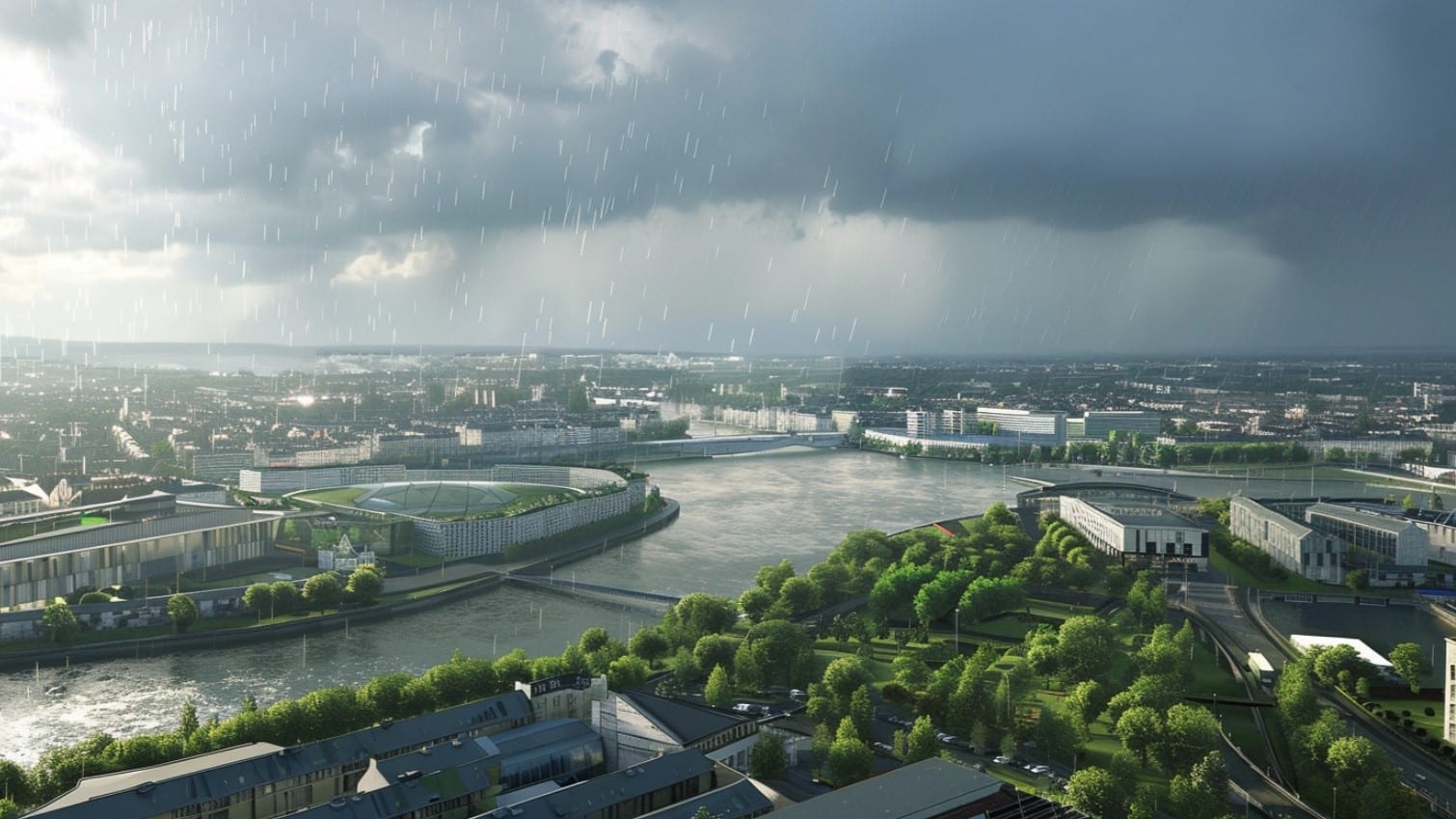 légère pluie