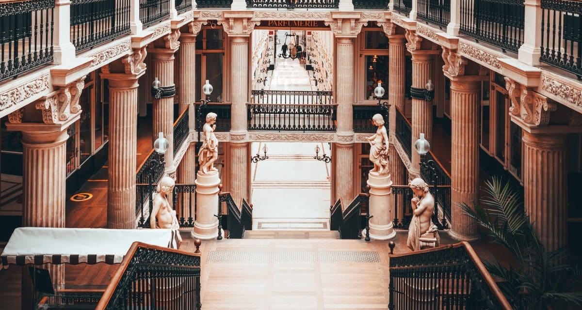 escalier du passage de pommeraye