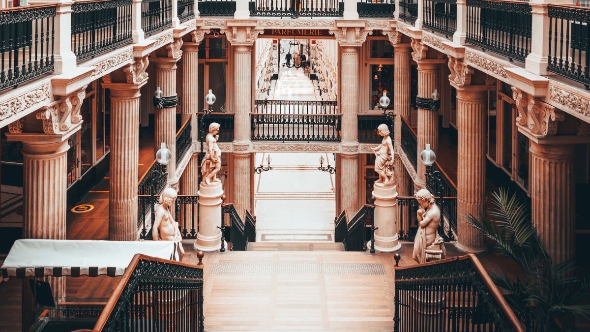 escalier du passage de pommeraye