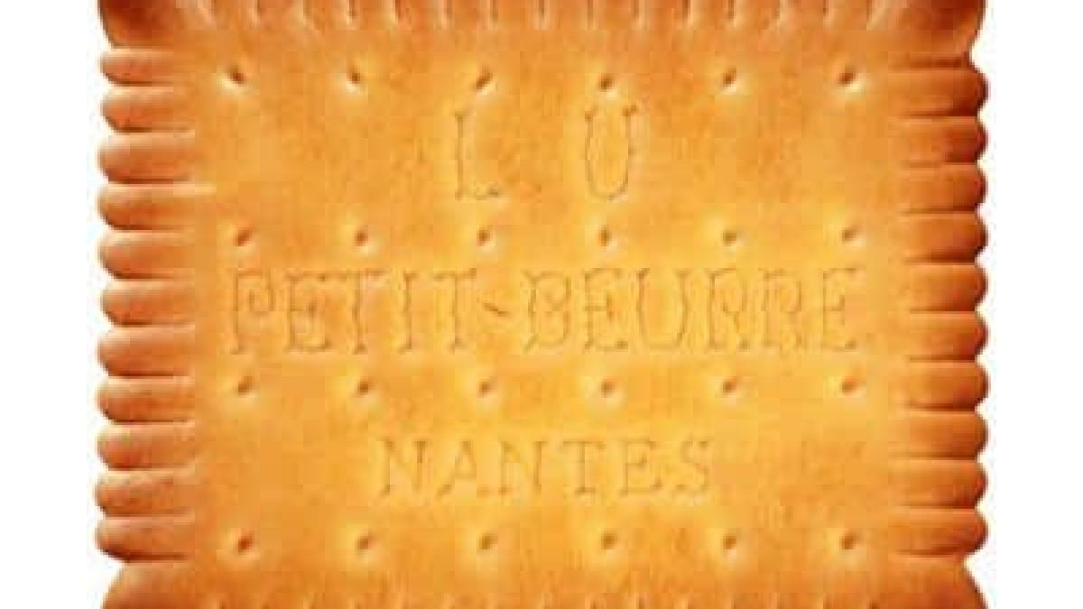 Un biscuit LU Petit beurre de Nantes