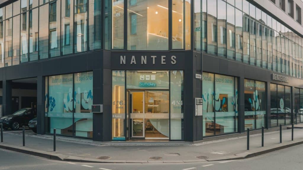 Commerce moderne à Nantes