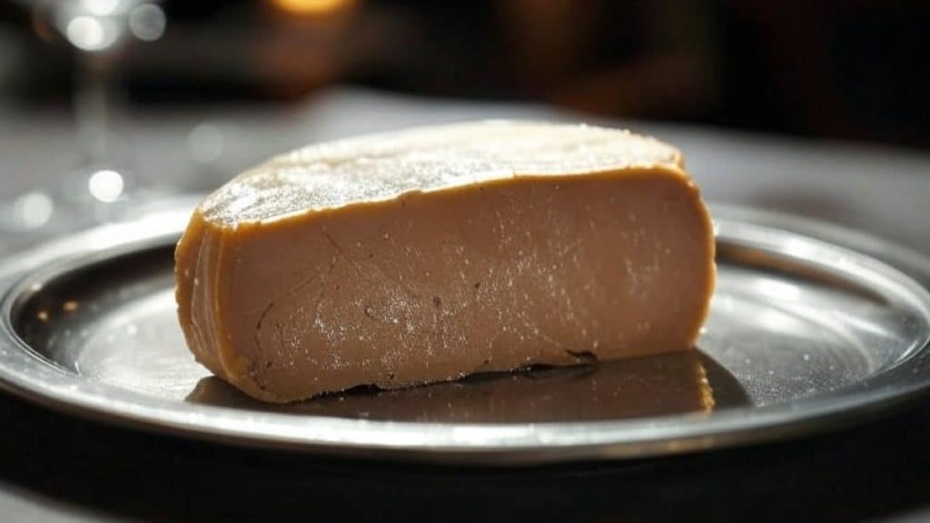 Foie gras sur assiette