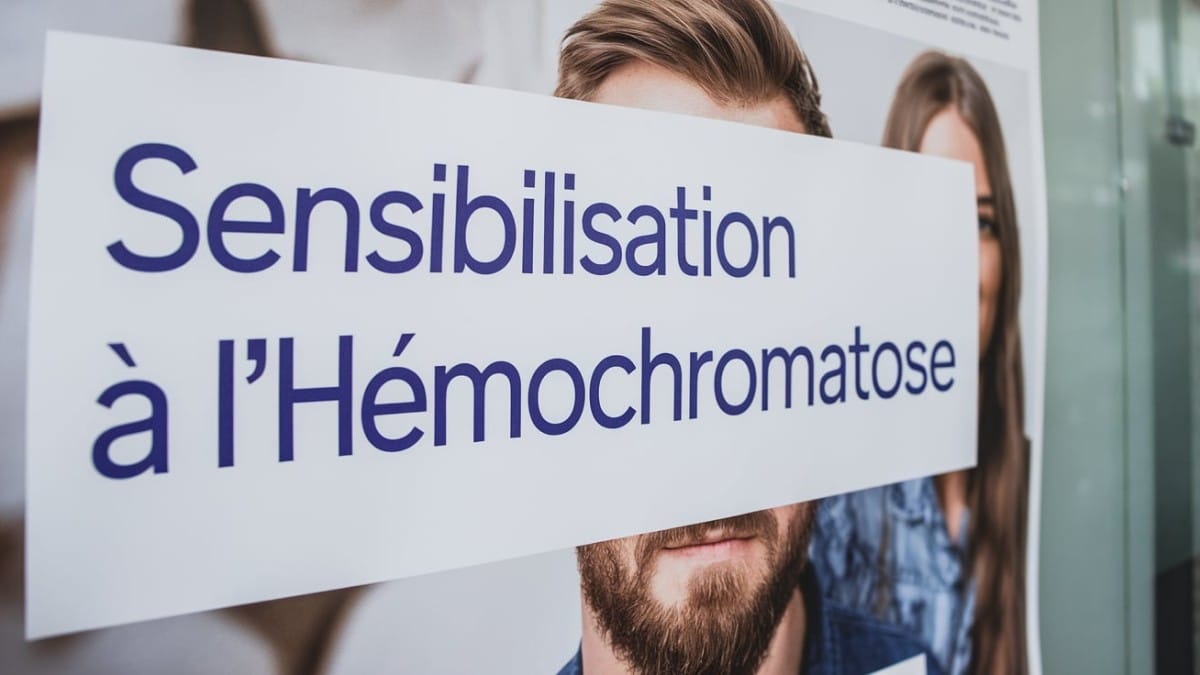 Affiche sur l’hémochromatose