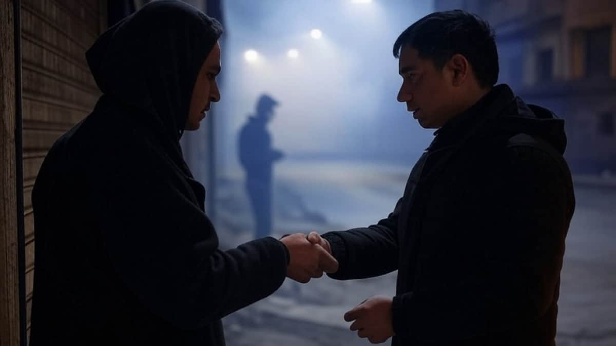 Rencontre nocturne entre hommes