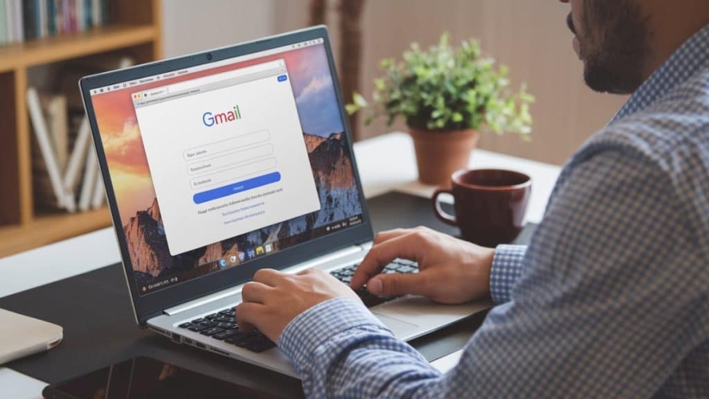 Connexion Gmail sur ordinateur