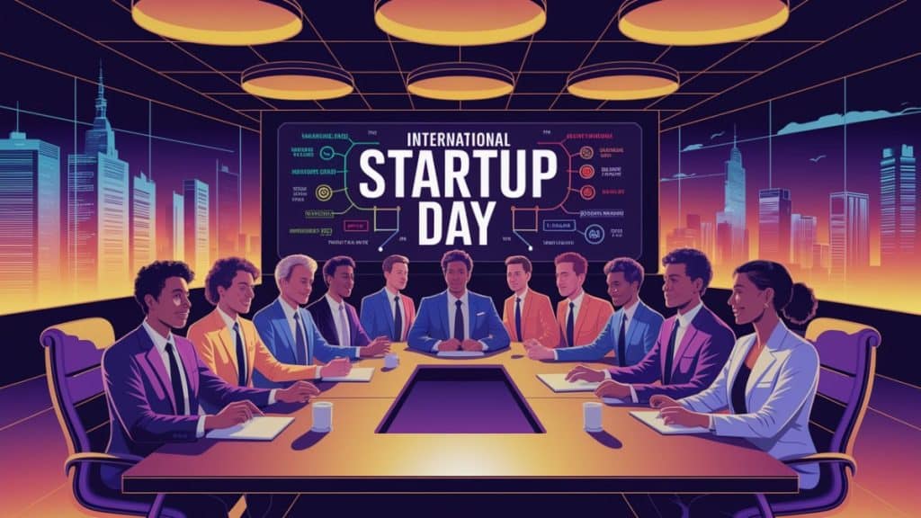 Réunion d'entrepreneurs en startup