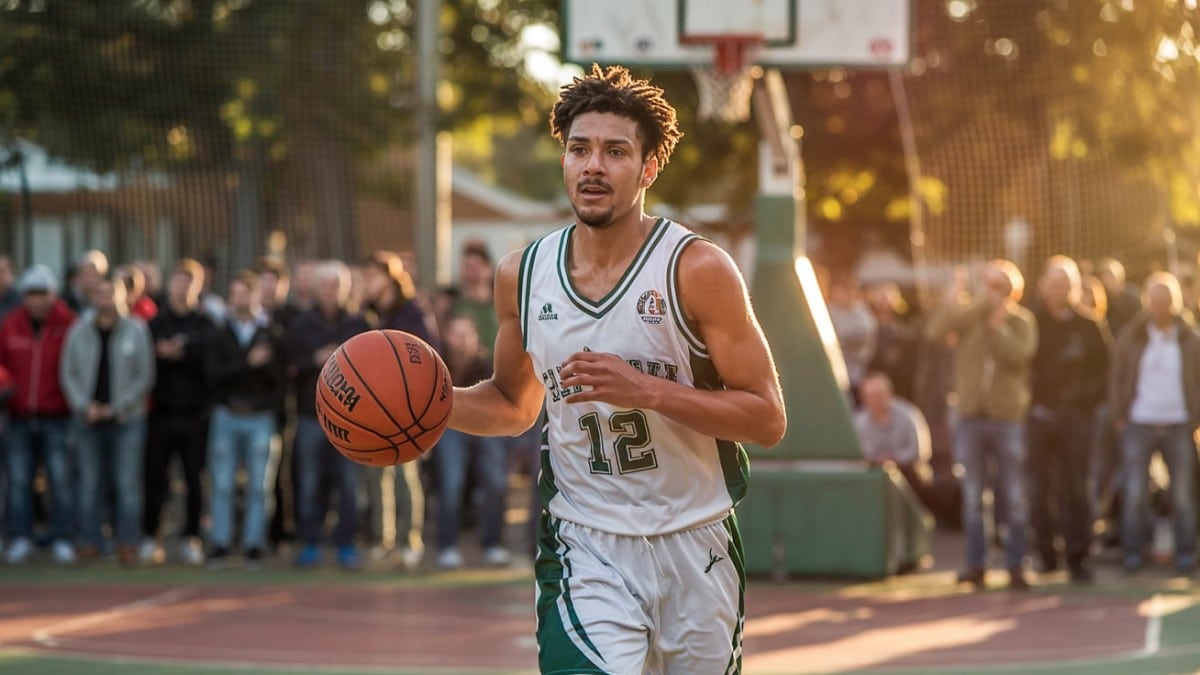 Joueur en match extérieur