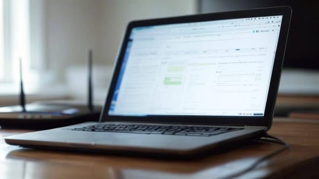 Navigation web sur ordinateur