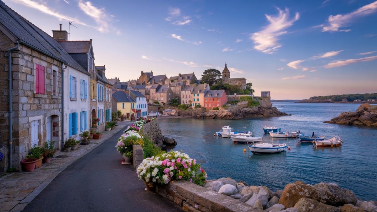 Village côtier en Bretagne