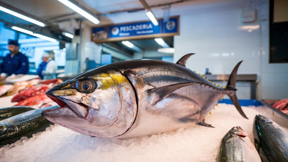 Poisson frais en poissonnerie