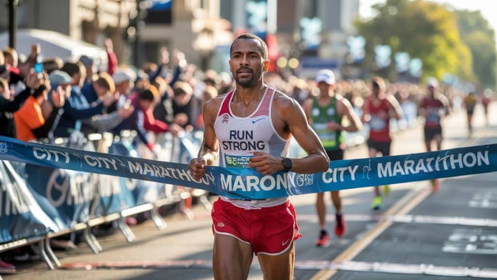 Fin d’un marathon urbain