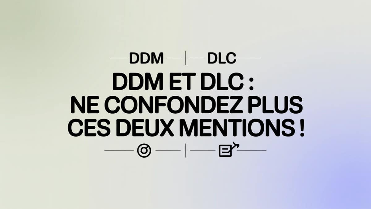 Distinction DDM et DLC