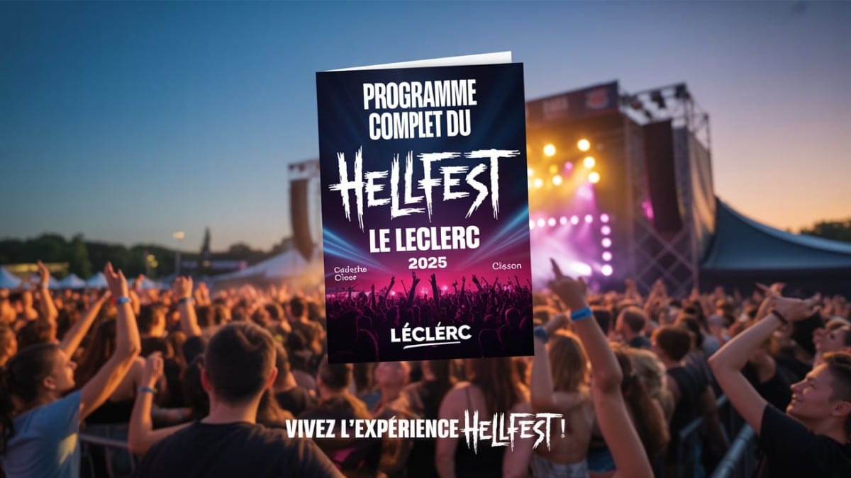 Brochure programme Hellfest Leclerc