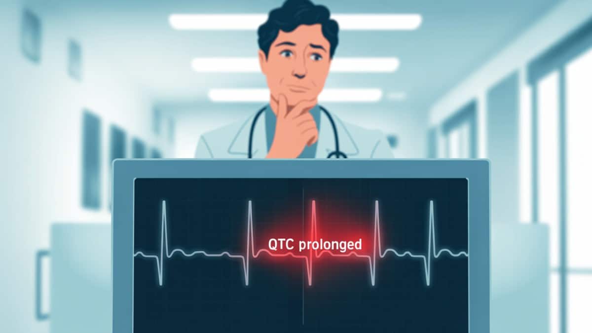 Électrocardiogramme QTc prolongé