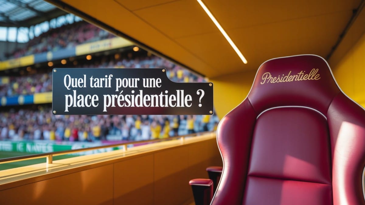Siège VIP en tribune