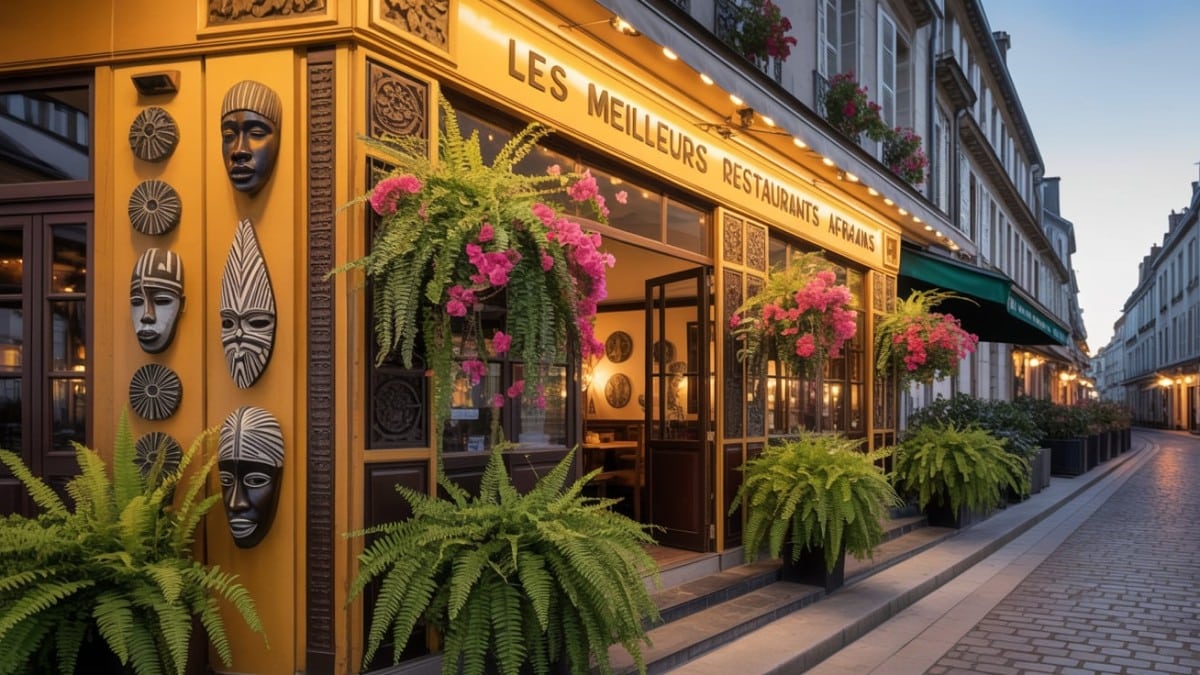 Façade restaurant africain Nantes