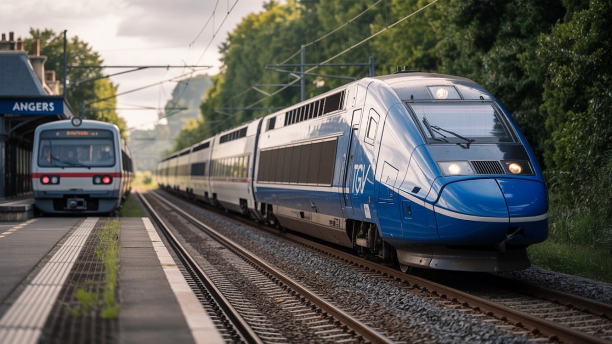 Trains TGV et TER Angers