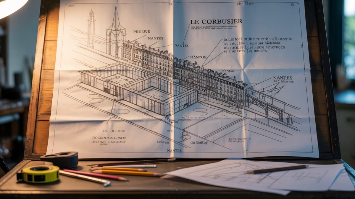 Plan Le Corbusier Nantes