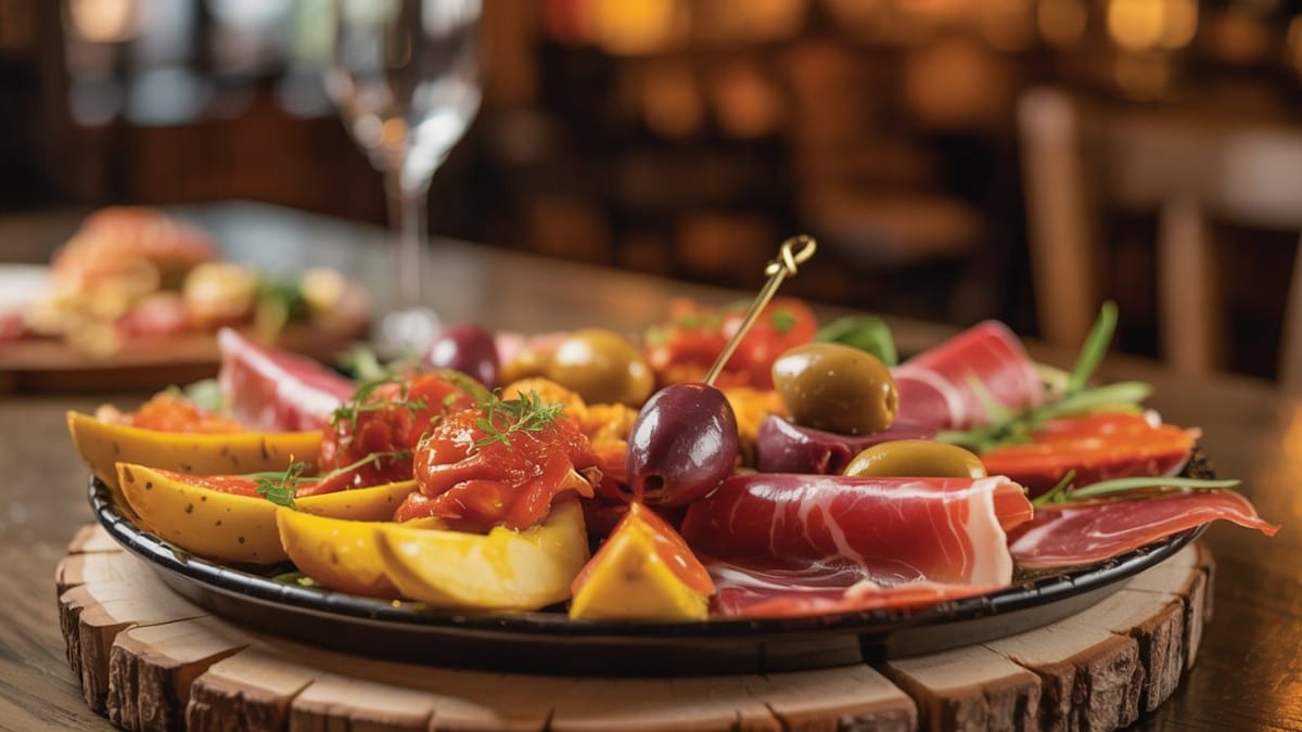 assiette charcuterie et antipasti