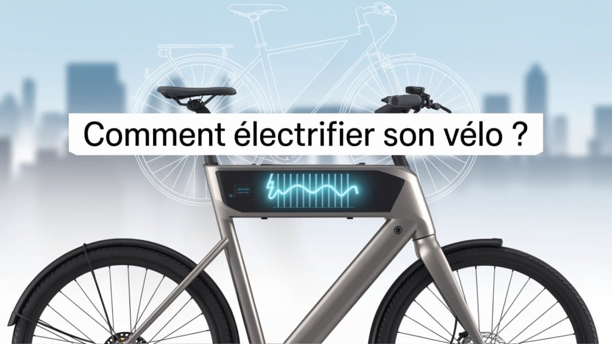 Vélo électrique urbain moderne
