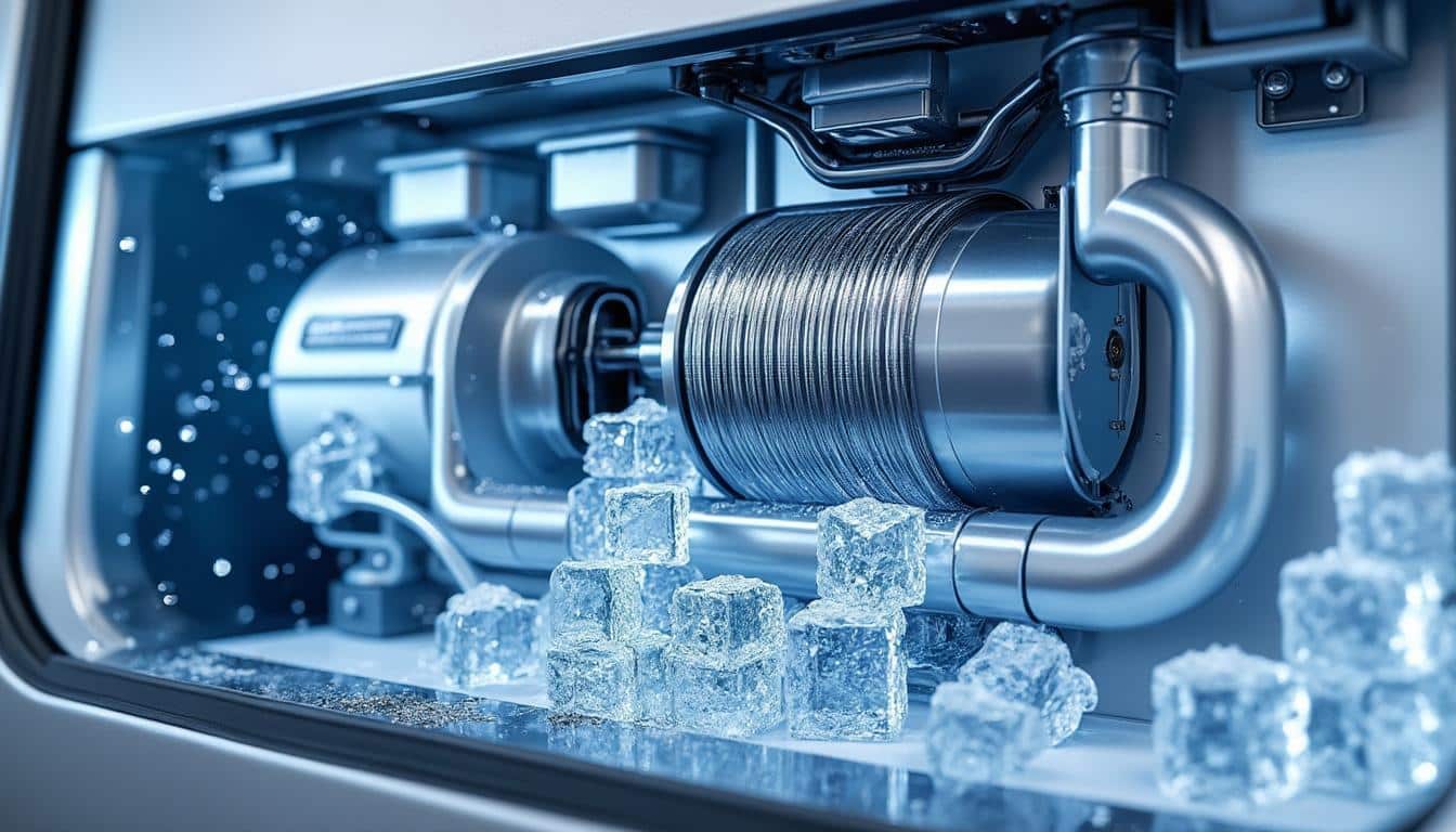 découvrez le fonctionnement de la machine à glaçons, un appareil essentiel pour obtenir rapidement des glaçons en quantité. dans cet article, nous vous expliquons les différentes étapes du processus de fabrication des glaçons, les types de machines disponibles et des conseils pour bien les utiliser.