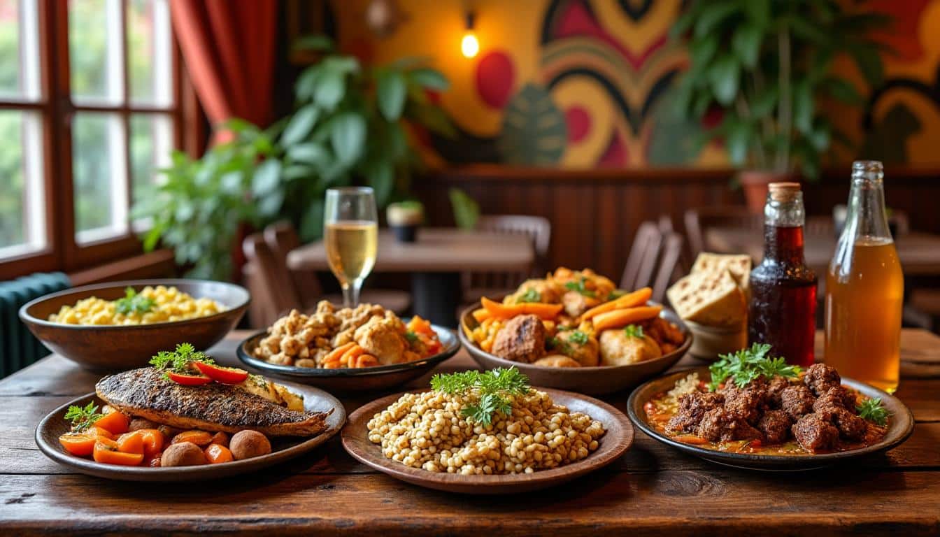 découvrez les saveurs inégalées de la cuisine africaine à nantes avec un voyage culinaire à travers les spécialités ivoiriennes, sénégalaises et congolaises. explorez des plats authentiques et savoureux qui raviront vos papilles et vous plongeront au cœur des traditions culinaires d'afrique.