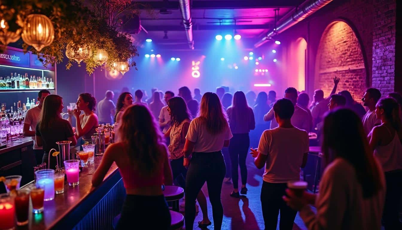 découvrez les bars de nuit les plus animés de nantes, alliant danse, cocktails raffinés et une ambiance festive inoubliable. que vous soyez amateur de musique live ou de soirées endiablées, cette exploration nocturne vous plongera dans l'effervescence de la vie nocturne nantaise.