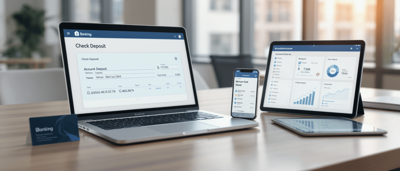 découvrez les derniers outils bancaires 100 % en ligne qui facilitent le dépôt de chèque, la gestion de votre carte professionnelle et l'ouverture de comptes pour associations. simplifiez vos opérations financières et profitez d'une expérience bancaire moderne et efficace.