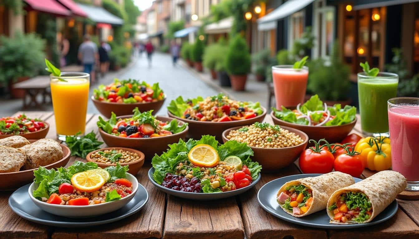 découvrez les meilleures options de restauration rapide healthy à nantes ! profitez de repas sains et savoureux préparés rapidement pour satisfaire votre appétit sans compromettre votre bien-être. que ce soit pour un déjeuner sur le pouce ou un dîner rapide, trouvez des choix nutritifs qui s'adaptent à votre mode de vie actif.