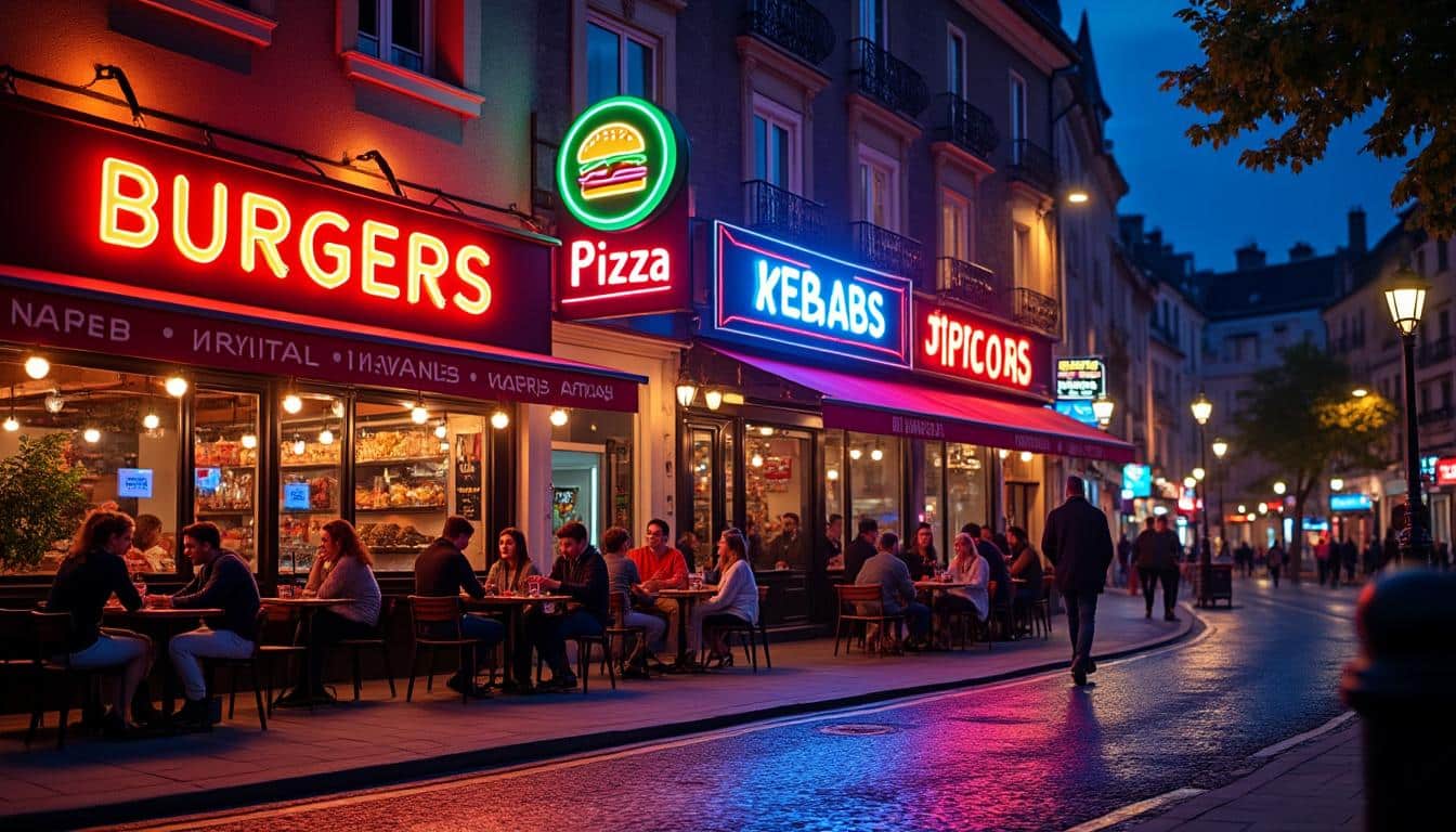 découvrez notre guide des fast-foods ouverts tard le soir à nantes. que vous ayez une petite faim après une soirée entre amis ou que vous cherchiez un repas rapide, trouvez les meilleures options disponibles pour satisfaire vos envies nocturnes.