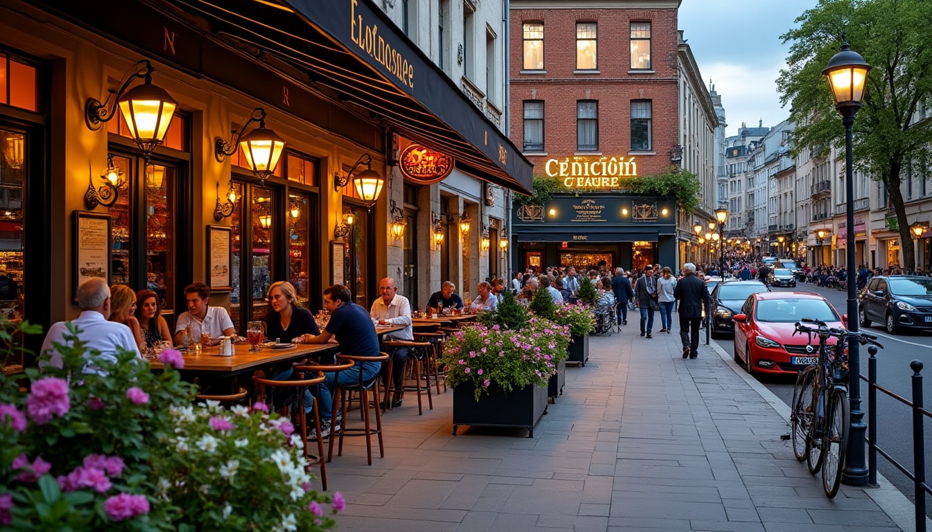 découvrez les meilleurs bars, restaurants et parkings situés à proximité du théâtre 100 noms à nantes pour profiter pleinement de votre soirée sans souci de stationnement ni de restauration.