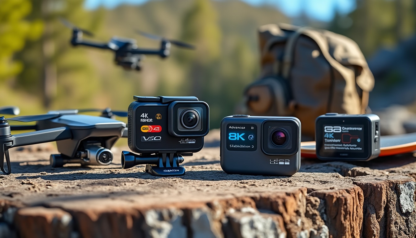 découvrez notre comparatif 2025 des meilleures caméras d’action, avec un focus sur la résolution 4k/8k, la stabilisation d’image et l’autonomie. choisissez l’appareil idéal pour vos aventures grâce à notre guide complet et à jour.