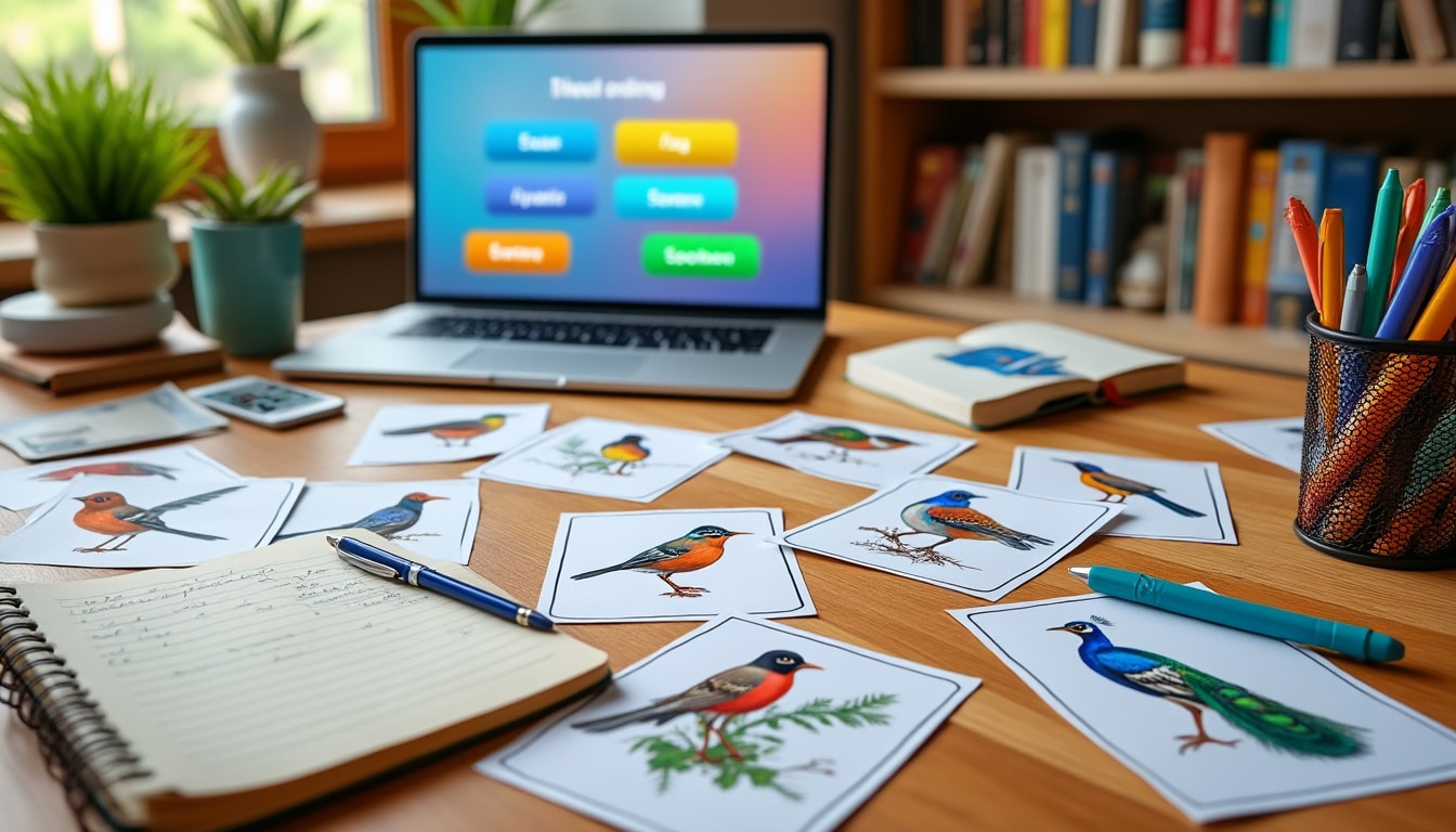 entraînez-vous avec nos quiz interactifs et fiches pratiques pour apprendre et mémoriser facilement les expressions françaises avec des oiseaux.