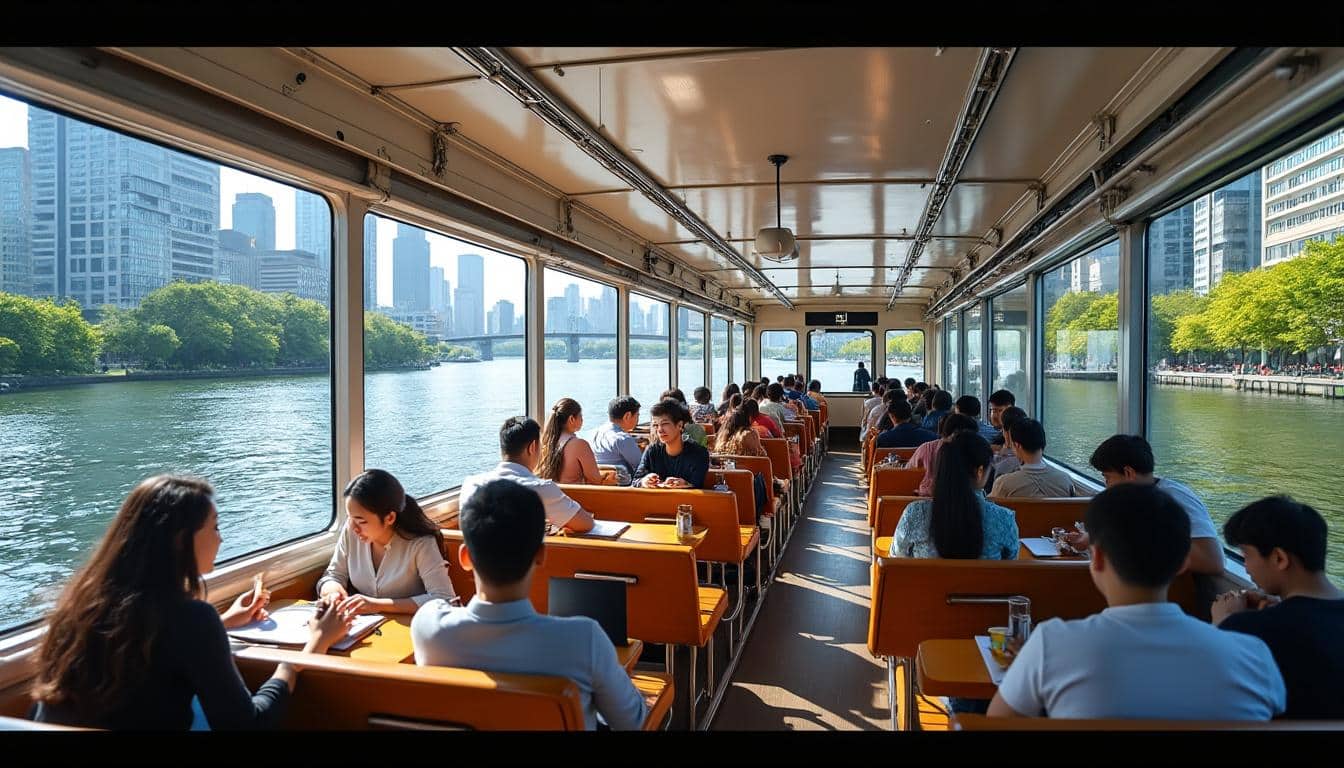 découvrez le quotidien d’un trajet urbain sur une navette fluviale : immersion au fil de l’eau, ambiance unique et aperçu de la ville sous un nouvel angle à travers ce récit captivant.