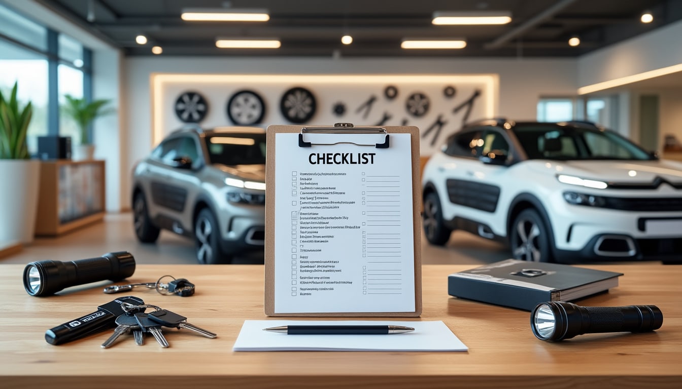 découvrez notre check-list complète pour acheter une citroën d’occasion en toute confiance. suivez nos conseils pour vérifier chaque point essentiel et éviter les mauvaises surprises lors de votre achat.