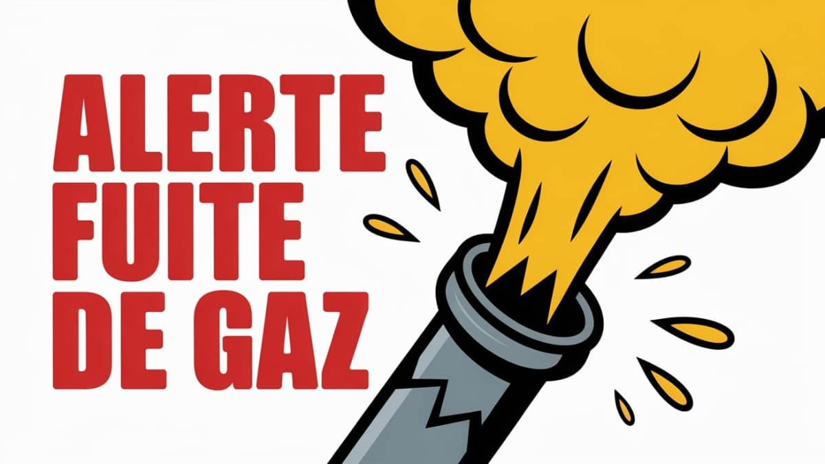 Illustration alerte gaz