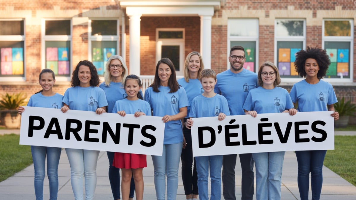 Groupe de parents unis