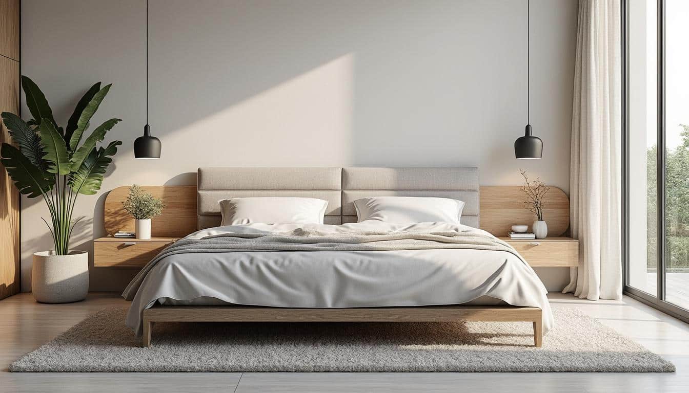 découvrez comment choisir entre une tête de lit capitonnée en bois ou en rotin pour apporter une touche moderne et élégante à votre chambre.